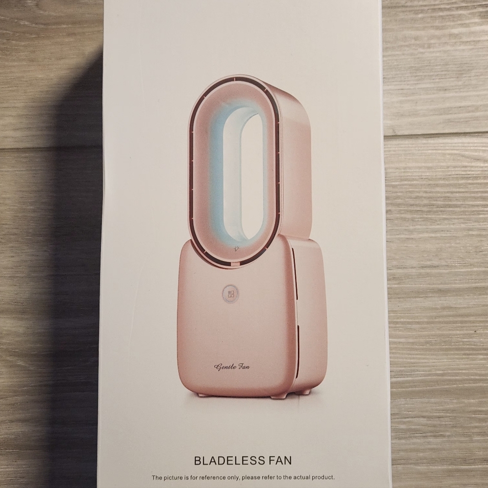 Mini Pink Bladeless Fan (New)